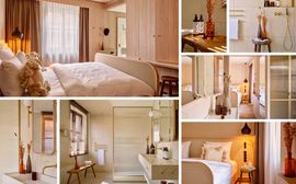 Different impressions of the new premium room at Marias Platzl Munich.