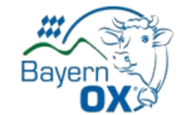 Gütesiegel "Bayern Ox", welches die Verwendung von Rindfleisch aus der Region garantiert.